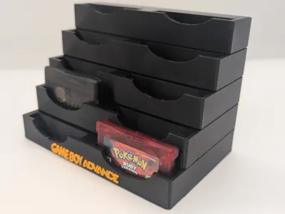 Gameboy Advance 10-Cart Display Stand (5-Tier)