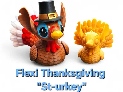 Flexi Thanksgiving ST-urkey (Stitch Turkey)