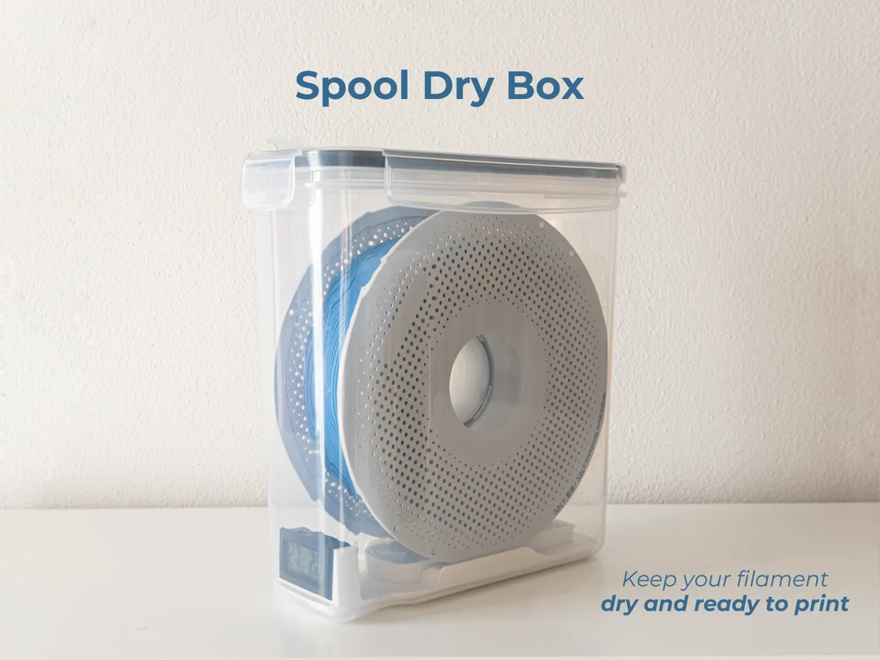 Cereal Dry Box - Filament Storage - Minimal design view 3