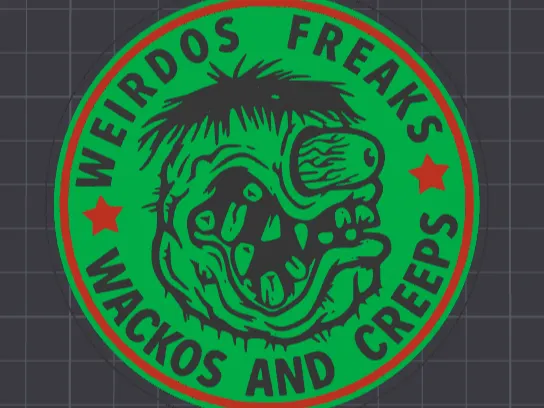 Weirdos Freaks Wackos and Creeps Coaster