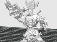 Greenskin boss with pet