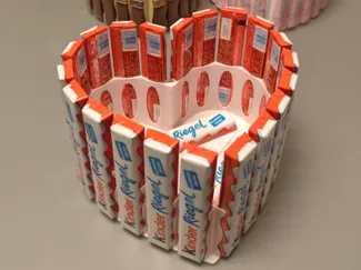 Kinder Riegel Geschenkbox Herz