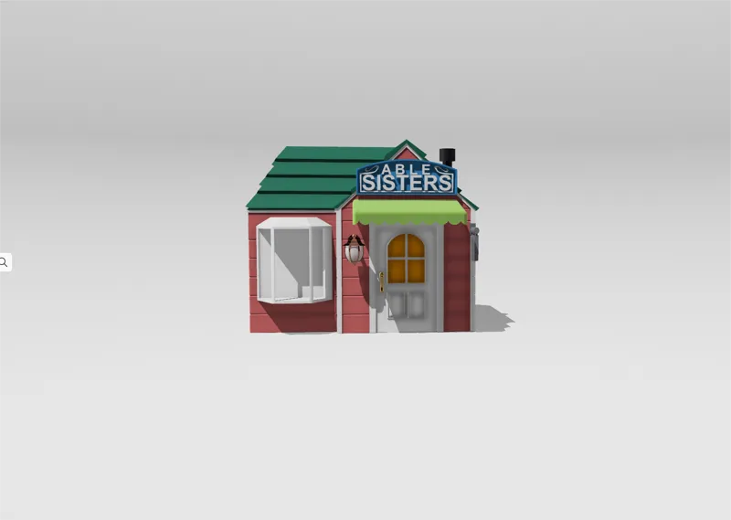 动物森友会 服装店Animal Crossing clothing store 