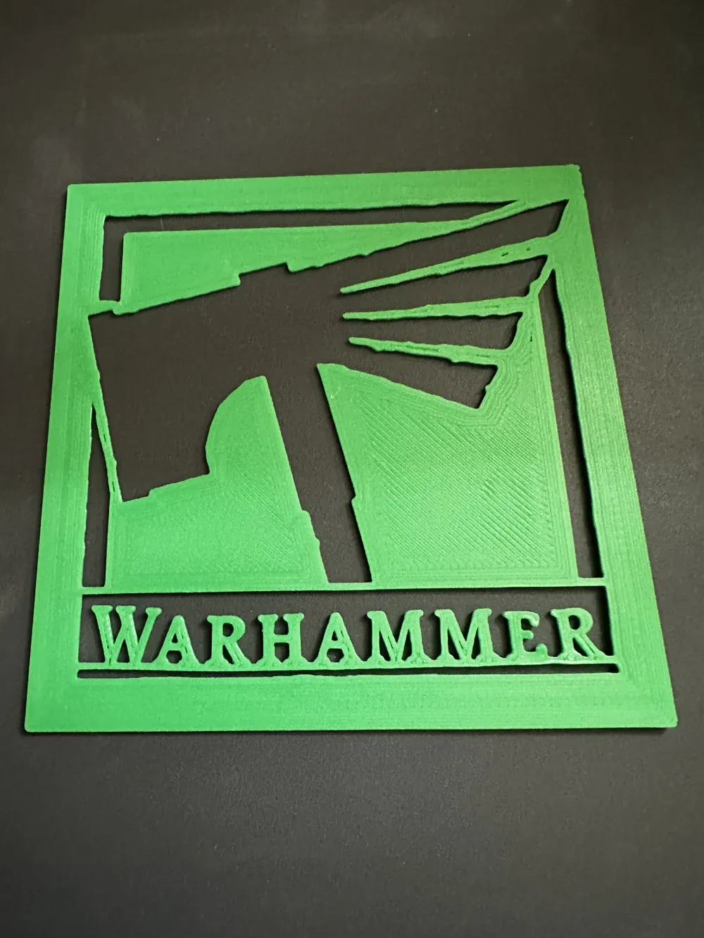 War Hammer Logo Stencil for Spray Painting by GirthQuake MakerWorld: Download Free 3D Models