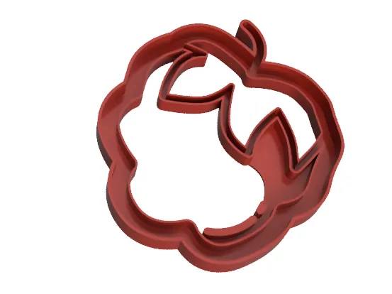 Raspberry cookie cutter