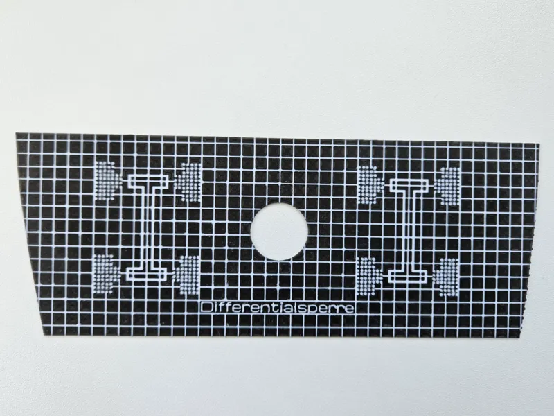 audi B2 Differential lock panel