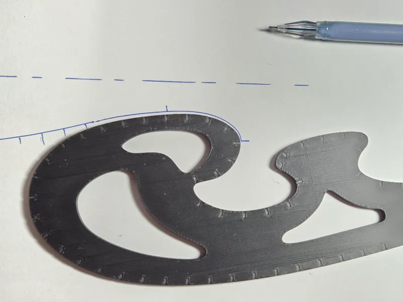 Tailor French Curve with Markers