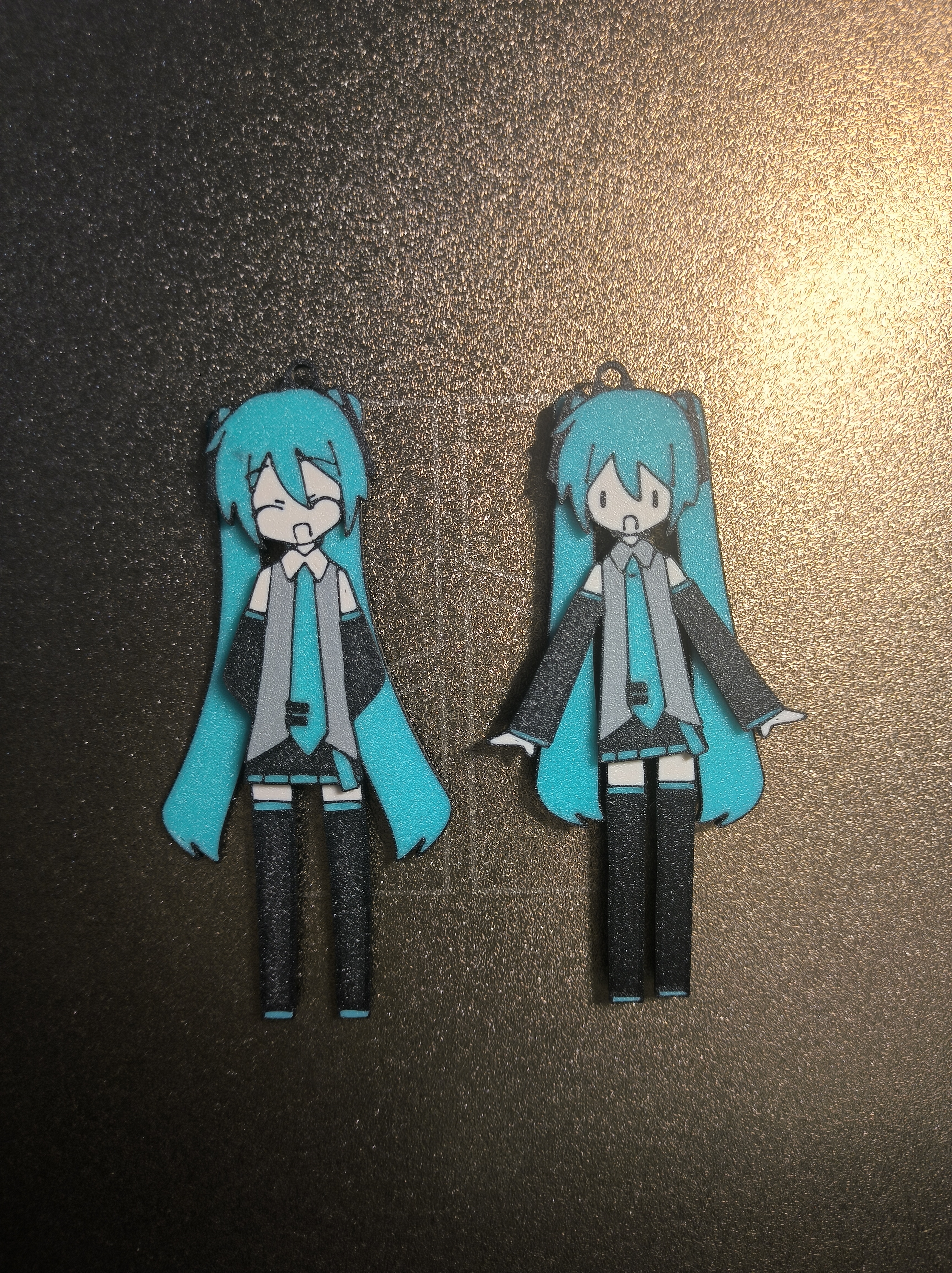 Miniatura 2 do modelo 3D Miku初音未来挂件 钥匙扣