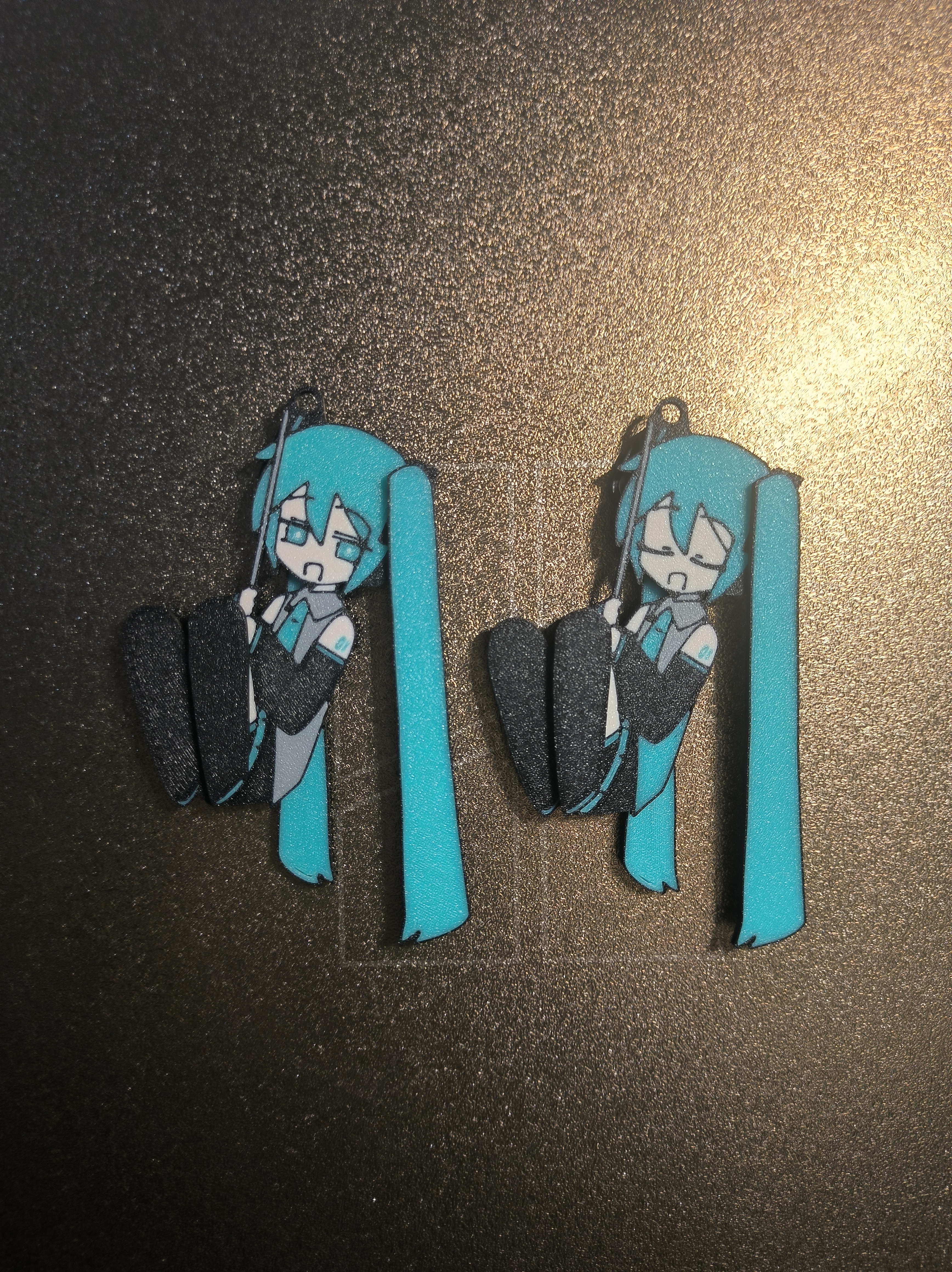 Miniatura 1 do modelo 3D Miku初音未来挂件 钥匙扣