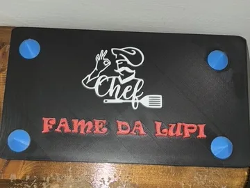Small sign for restaurant