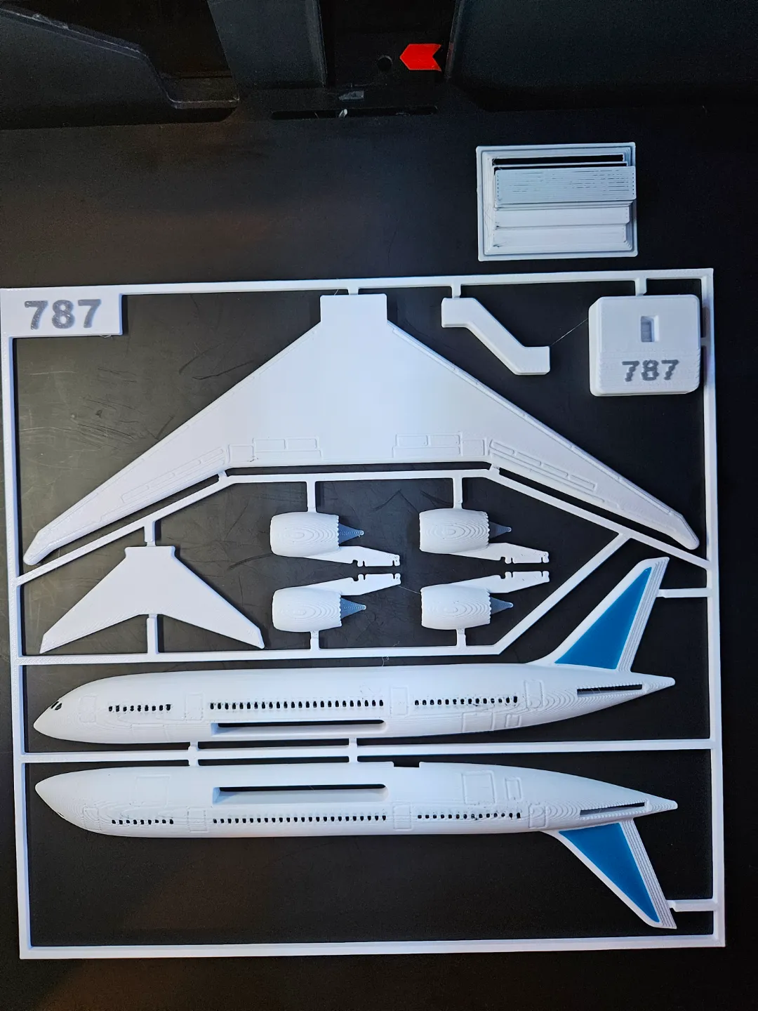 787 Airplane Kit Card view 3