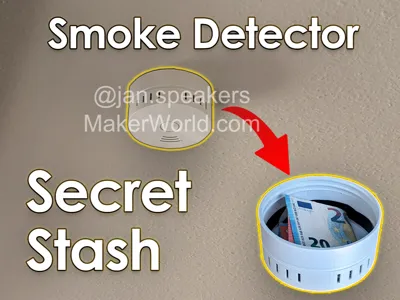 Hidden Safe in Smoke Detector Shell