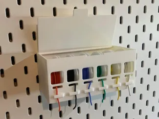 IKEA SKÅDIS Wire Spool Holder – with Flip-Open Lid
