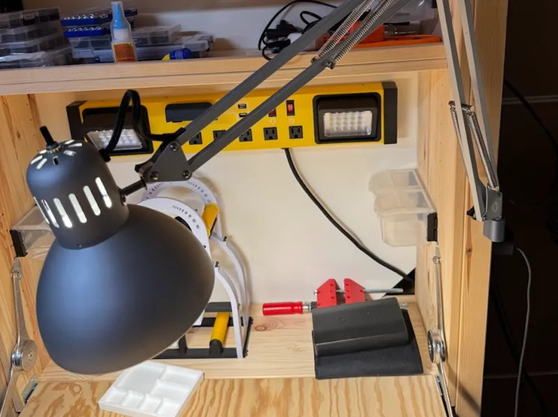 IKEA Tertial Workshop Light Base for IVAR Shelves