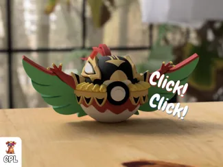 #0701 - Mega Hawlucha Clicky Pokeball