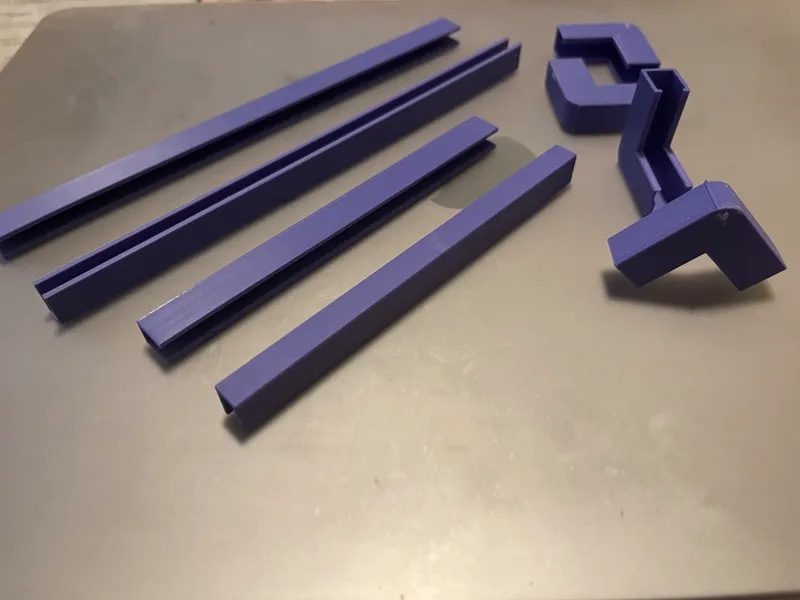 U-Channels - 119mm & 174mm x 7.6mm x 10mm (Edges)