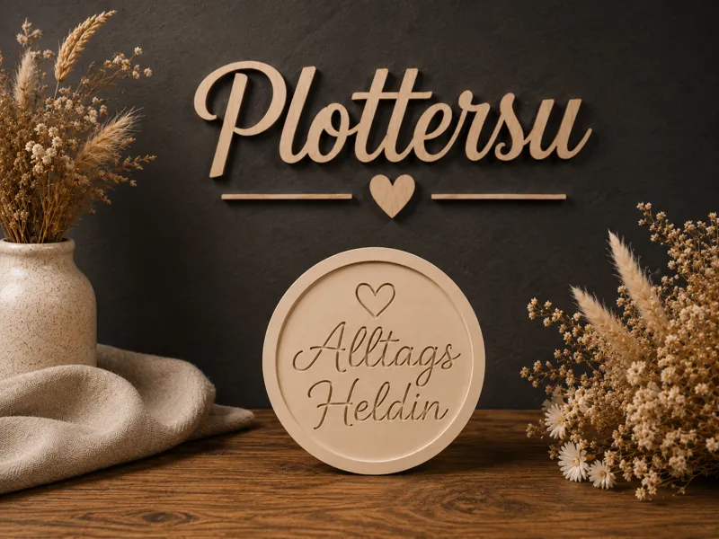Alltags Heldin Untersetzer Deko