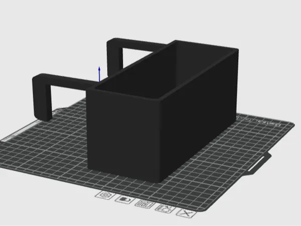 Panier suspendu pour cloison de bureau