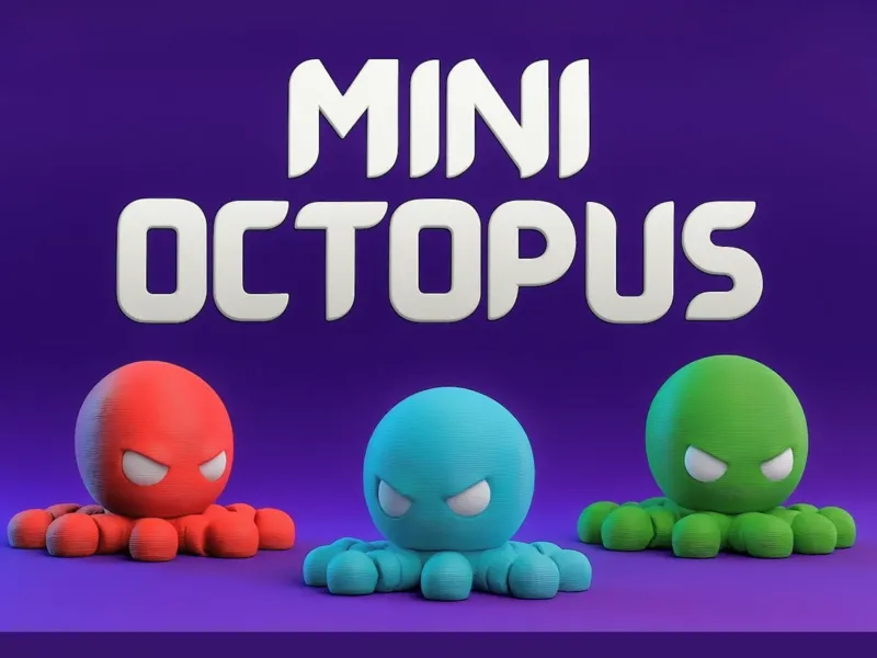 Mini Articulated Octopus