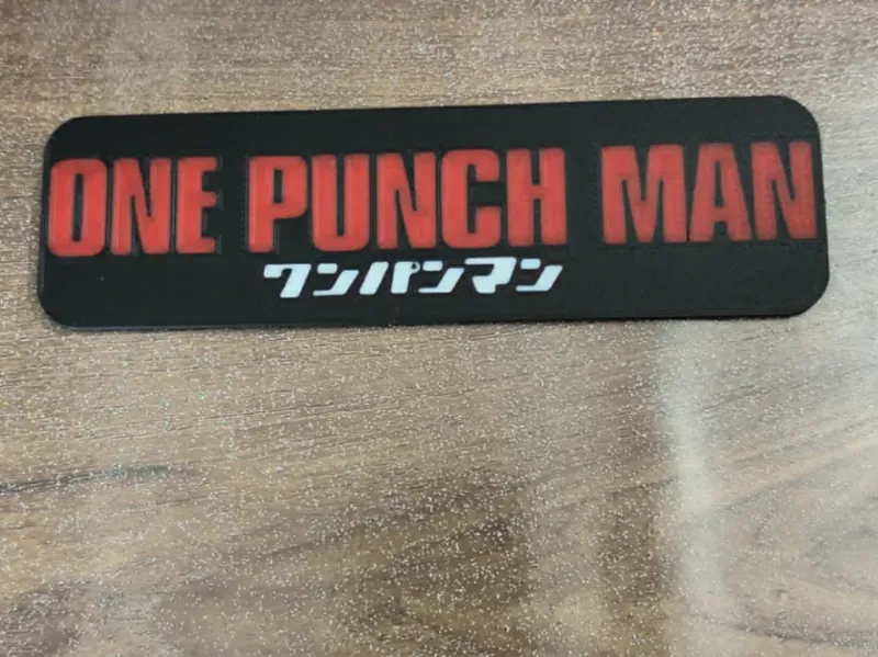 Plaque One Punch Man