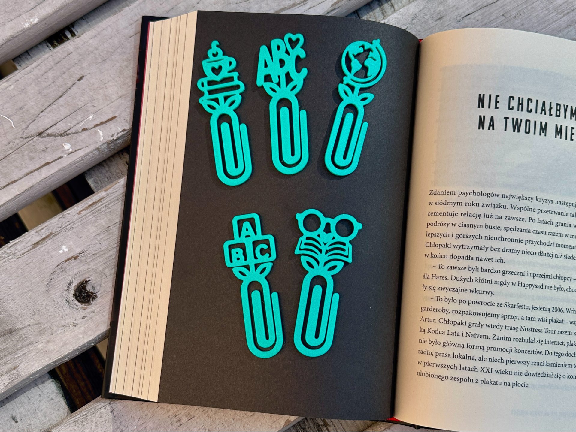 Teacher's Day Paperclip Bookmarks Set 2 - 1