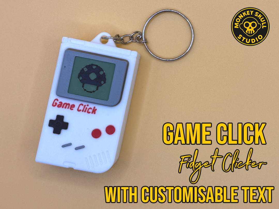 Game Click: Retro Handheld MX Fidget Keychain