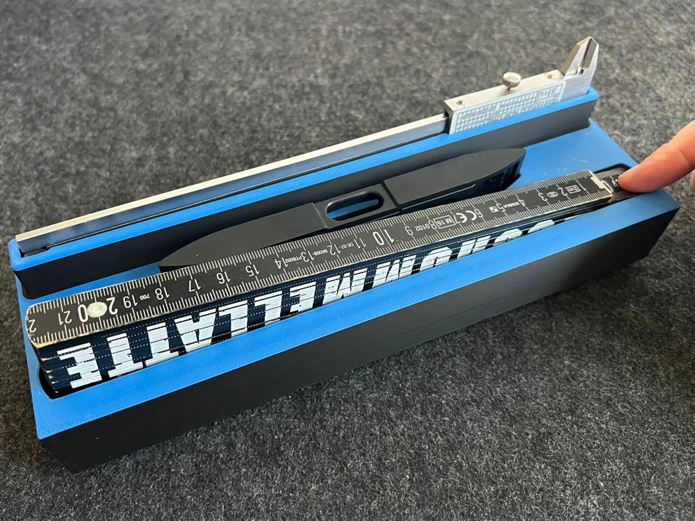 Grifinity Ruler Print Gridfinity 2x6 - Caliper - Folding Ruler - level - Free 3D Print Model ...