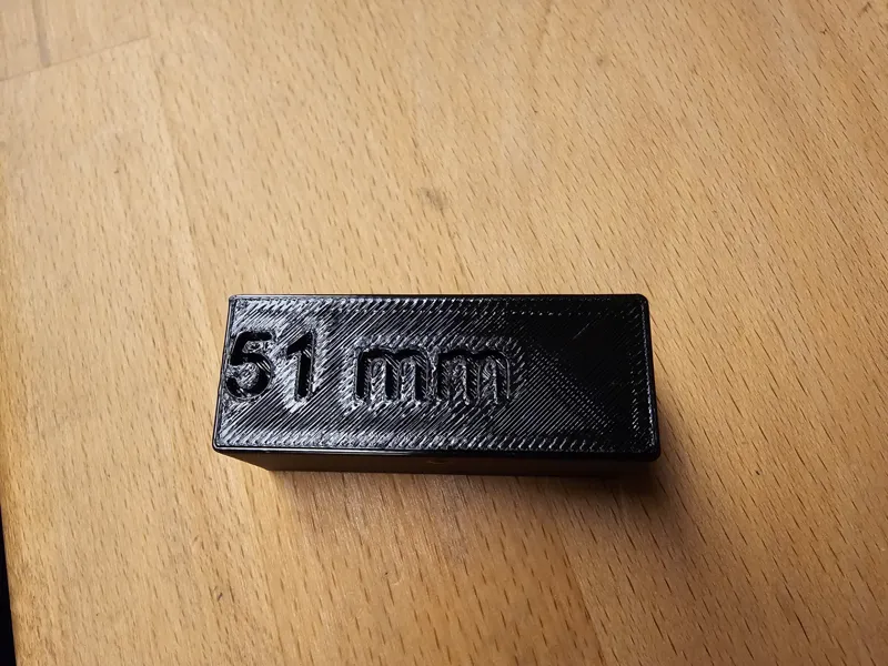 51 mm Spacer Block 20 x 20 mm sides spacing Lasers