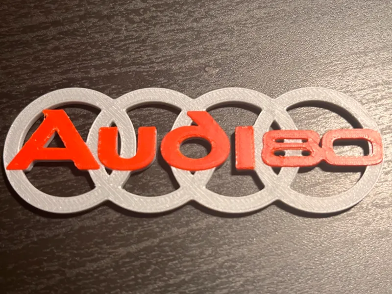 Audi 80 Keychain