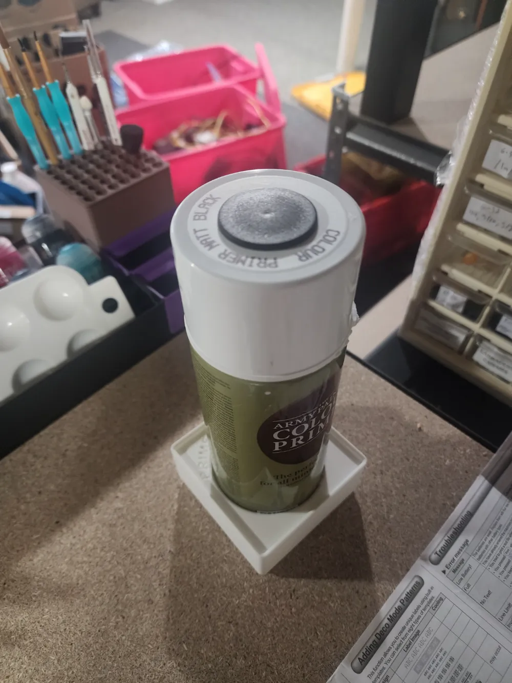 Gridfinity Primer Spray Can Holder by bradsprinterworks - MakerWorld