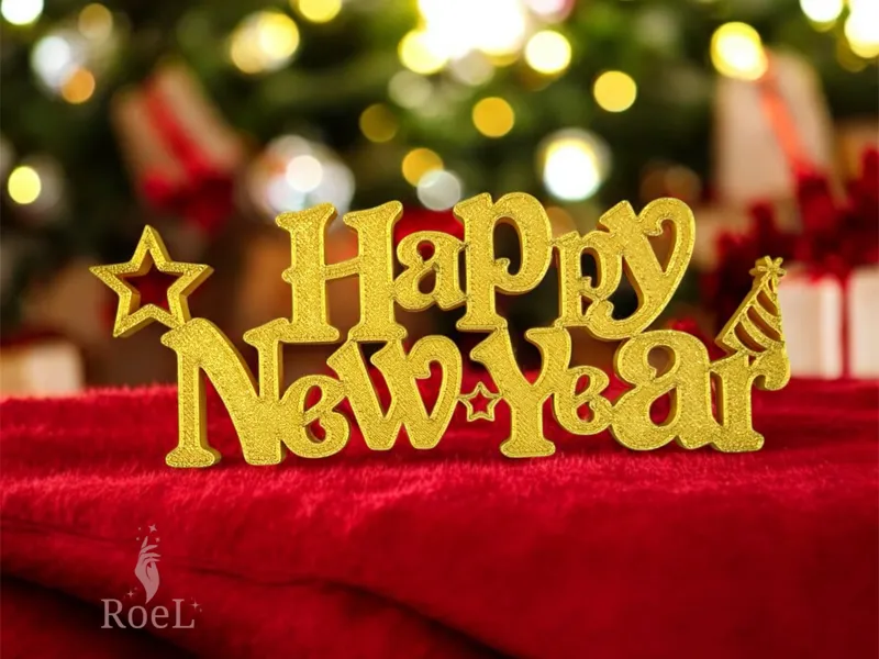 Happy New Year Decoration 2026
