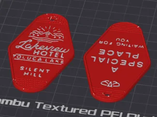 Lakeview Hotel keychain Silent Hill 2 Reoriented