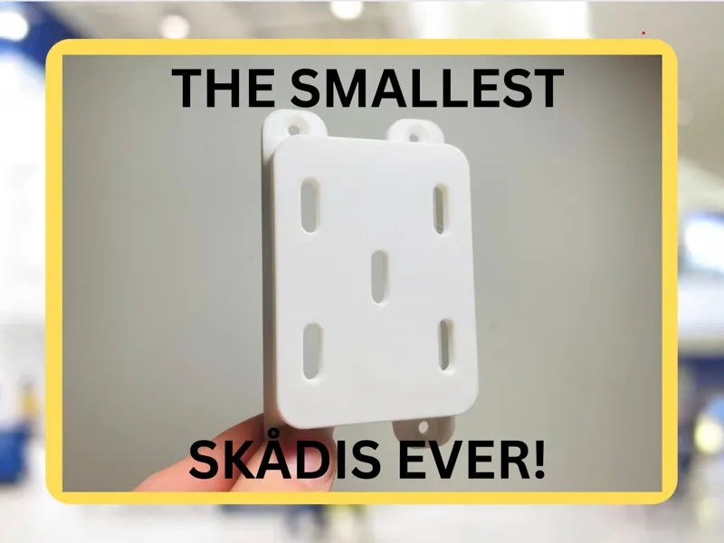 THE SMALLEST SKÅDIS PEG BOARD! works w IKEA SKADIS