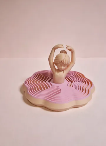 Modelo para impresión 3D: 小小芭蕾舞者 — vista de referencia 5