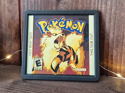 Arcanine Custom Pokemon Game 3D Label