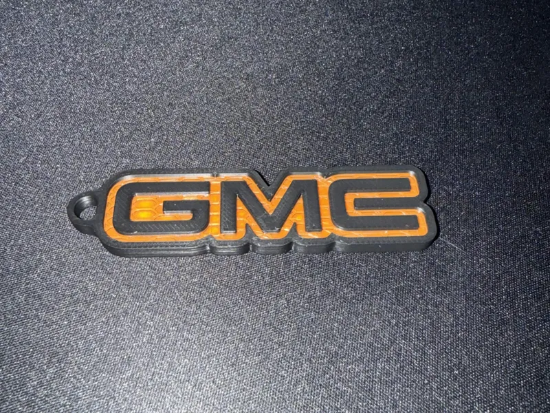 GMC Keychain Colored Background 1pc