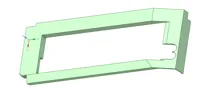 Display cover with AIO tube passthrough