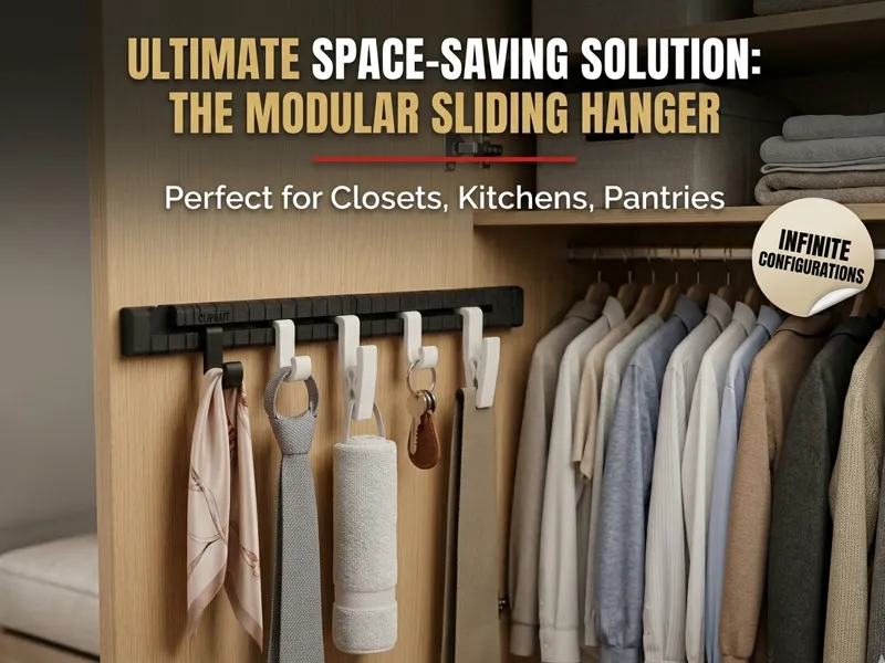Sliding hook rack Modular Guide (Clipbait collect)