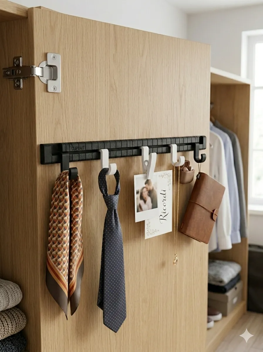 Sliding Hook Rack Sliding hook rack Modular Guide (Clipbait collect) - Free 3D Print ...