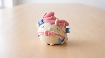 Modelo para impresión 3D: Chubby Sylveon eeveelution Pokémon toy — vista de referencia 3