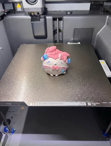 Modelo para impresión 3D: Chubby Sylveon eeveelution Pokémon toy — vista de referencia 2
