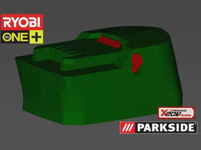 Ryobi One + battery to Parkside x20 Tools adapter