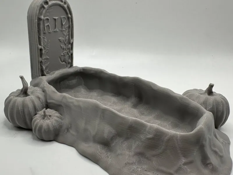 Grave Worm Feeder - Reptile Feeder Bowl