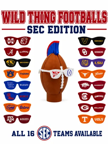Modelo para impresión 3D: Wild Thing Footballs - SEC Edition — vista de referencia 2
