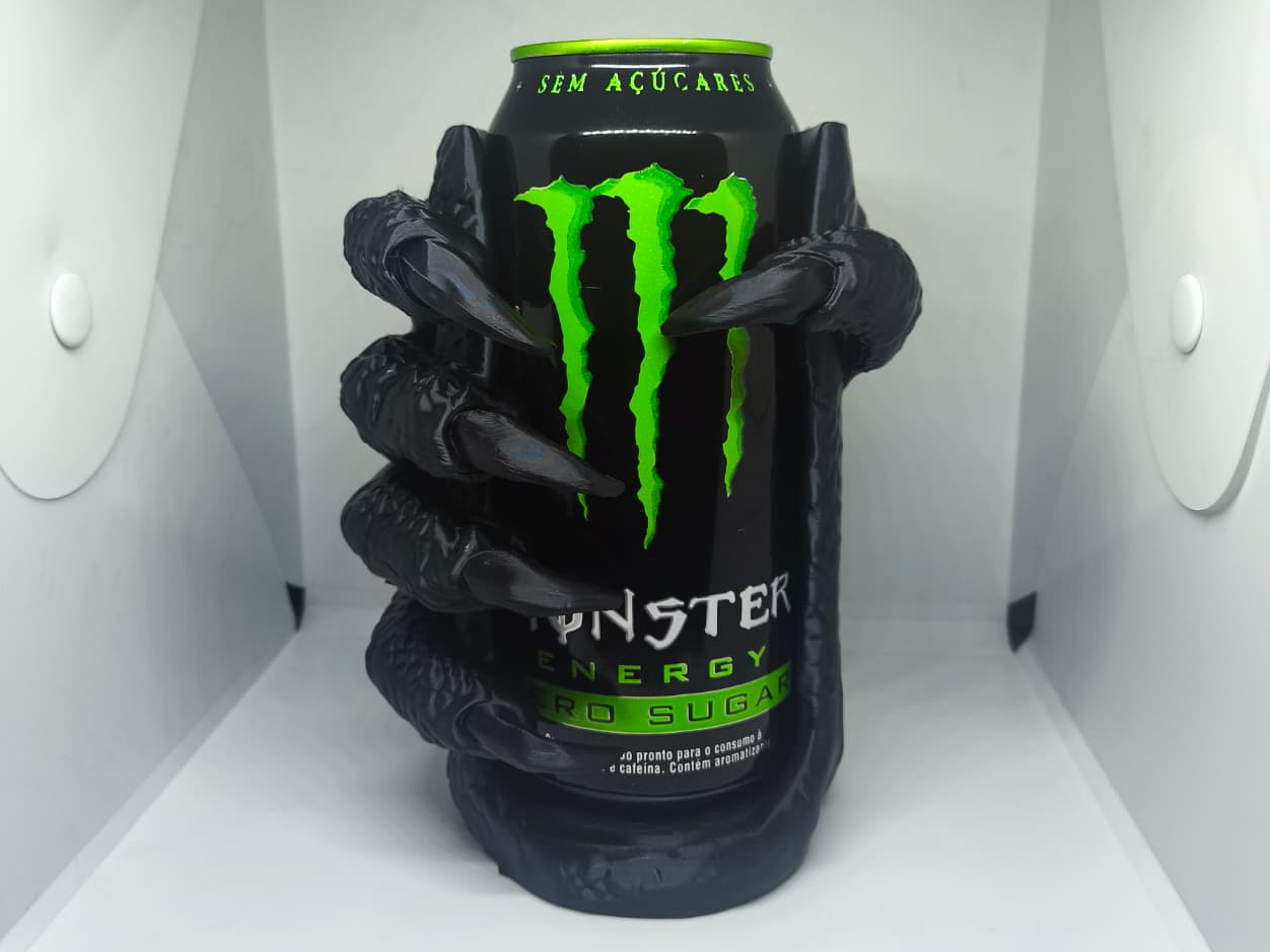 PORTA LATA MONSTER GARRA 3D