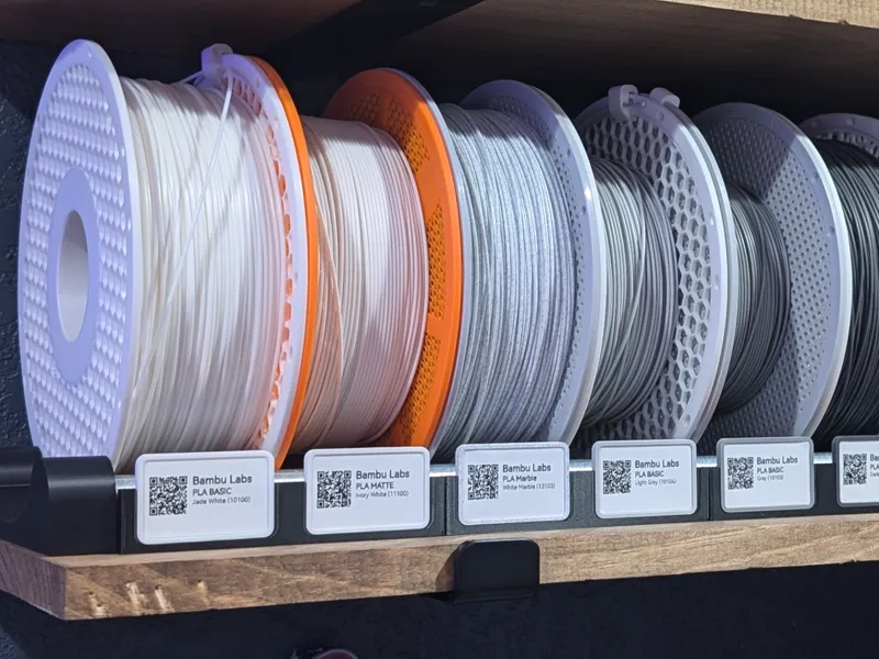 Filament Shelf & Swatch Display System