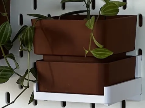 Small SKÅDIS Succulent Planter & Pegboard Add-On