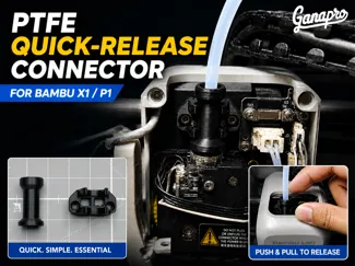 X1/P1 Toolhead PTFE Quick-Release MOD (Best!)