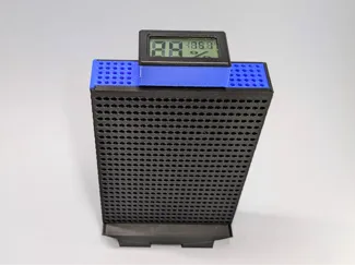 Desiccant tower for Husky container spool guide
