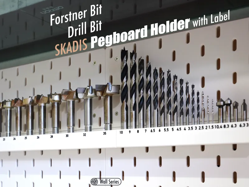 Drill Bit Pegboard Holder|钻头宜家洞洞板支架|SKADIS|木工开孔器